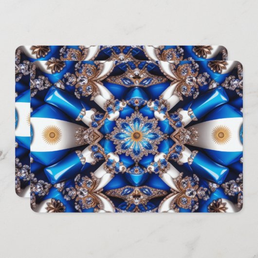 Invitations spéciales avec Argentino Design (Devant / Derrière)