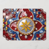 Invitations spéciales avec Colombian Design (Devant / Derrière)