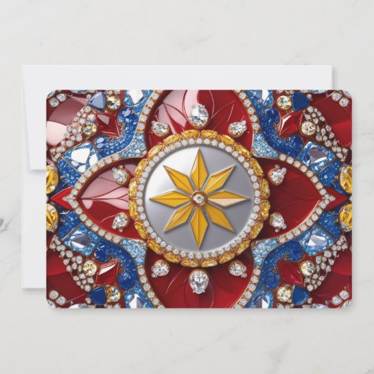 Invitations spéciales avec Colombian Design (Dos)