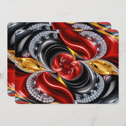 Invitations spéciales avec German Design (Devant / Derrière)