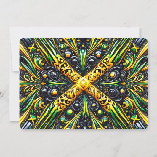 Invitations spéciales avec Jamaican Design (Dos)