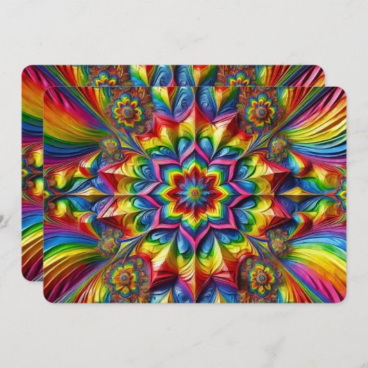 Invitations spéciales avec LGBTQ Design (Devant / Derrière)