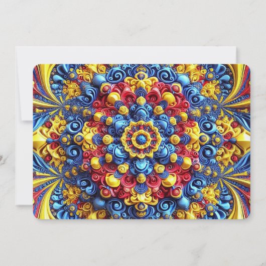 Invitations spéciales avec Roumain Colors Design (Devant)