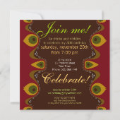 Invitations spéciales de déesse à flamme intérieur (Dos)