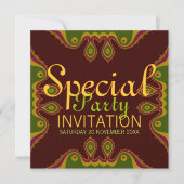 Invitations spéciales de la déesse du désert (Devant)