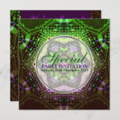 Invitations spéciales de partie d'amour magique de (Devant / Derrière)