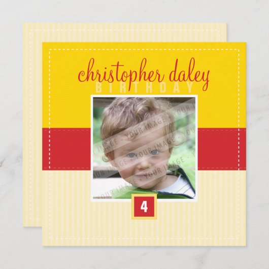 INVITATIONS SPÉCIAUX :: carré charmant 2SQ (Devant / Derrière)