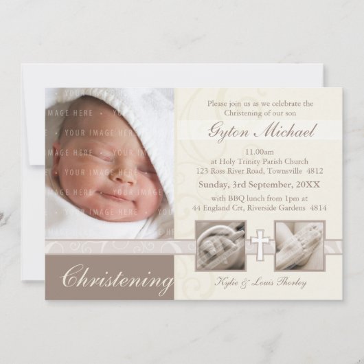 INVITATIONS SPÉCIAUX DE NOËL :: précieux 3L (Devant)