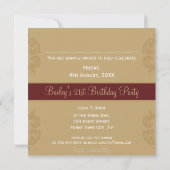 INVITATIONS SPÉCIAUX :: finesse 1SQ (Dos)