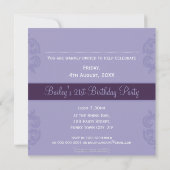 INVITATIONS SPÉCIAUX :: finesse 3SQ (Dos)