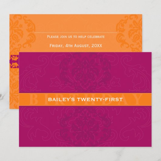 INVITATIONS SPÉCIAUX :: finesse 5L (Devant / Derrière)