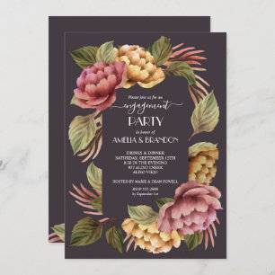Invitations spectaculaires des parties d'engagemen