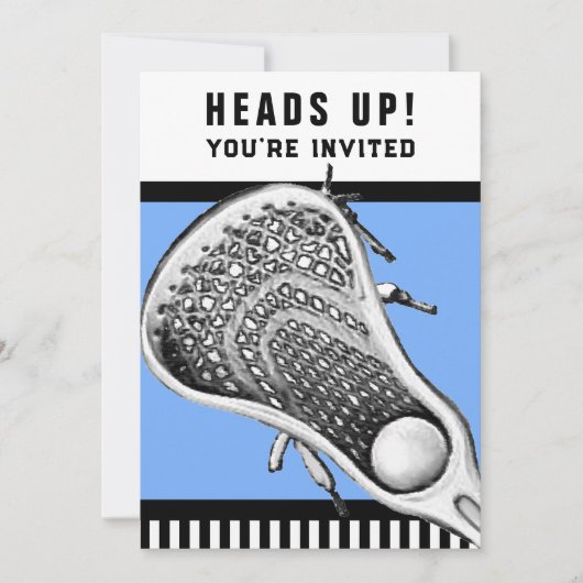 Invitations sportives de crosse (Devant)