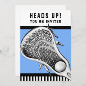 Invitations sportives de crosse (Devant / Derrière)