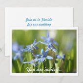 Invitations Spring Bulles (Devant / Derrière)