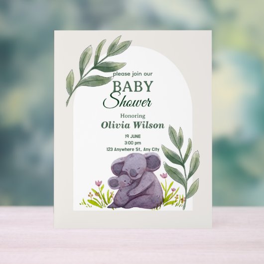 Invitations & Stationery Invitations & Announcemt Acryl Bord (Neutraal)