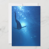 Invitations Stylish Undersea Blue Retirement Party (Dos)