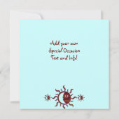 Invitations Sun et Moon personnalisables (Dos)