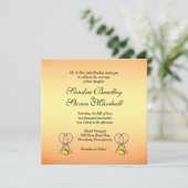 Invitations Sunset Tennis Wedding (Debout devant)