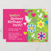 Invitations super de fête d'anniversaire des (Devant / Derrière)