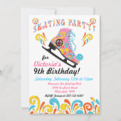 Invitations super de patin à glace (Devant)
