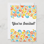 Invitations super de patin à glace (Dos)