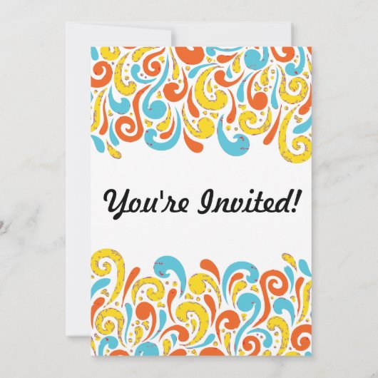 Invitations super de patin à glace (Dos)