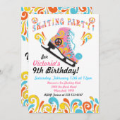 Invitations super de patin à glace (Devant / Derrière)