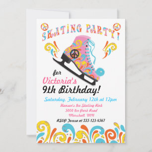 Invitations super de patin à glace