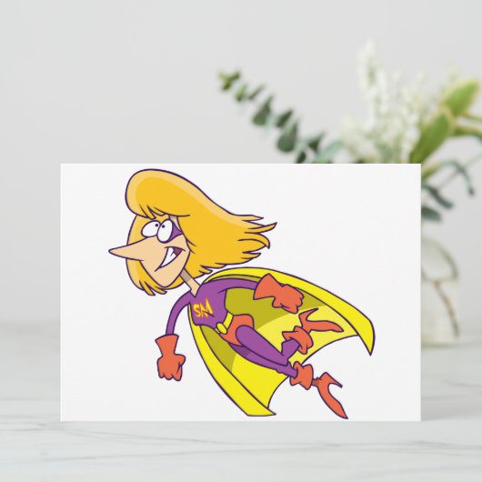 Invitations Super Maman (Debout devant)