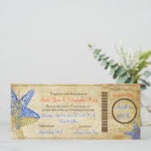 INVITATIONS SUR LE PASSAGE D'EMBARQUEMENT VINTAGE (Debout devant)