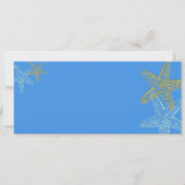 INVITATIONS SUR LES MARIAGES DE STARFISH BLEU (Dos)