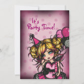 Invitations sur mesure de la Princesse Fairy (Dos)