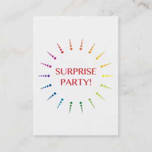 invitations surprise à éclater