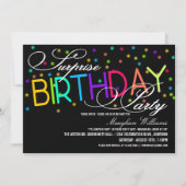 Invitations Surprise Anniversaire (Devant)