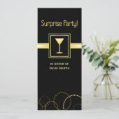 Invitations Surprise Party - Contemporary Tall (Debout devant)