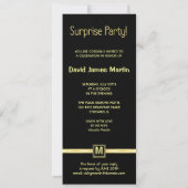 Invitations Surprise Party - Contemporary Tall (Dos)