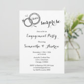 Invitations surprises à la partie d'engagement (Debout devant)