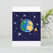 Invitations Terre Et Satellite (Debout devant)