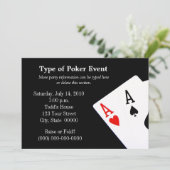 Invitations thématiques de poker (Debout devant)