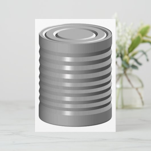 Invitations Tin Can (Debout devant)