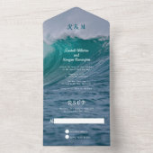 Invitations toutes en une pour écraser le Mariage  (À l'intérieur)