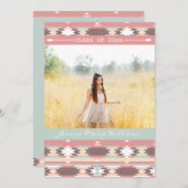 Invitations tribales aztèques de fête de remise (Devant / Derrière)