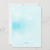 Invitations tribaux de baby shower de plume (Dos)