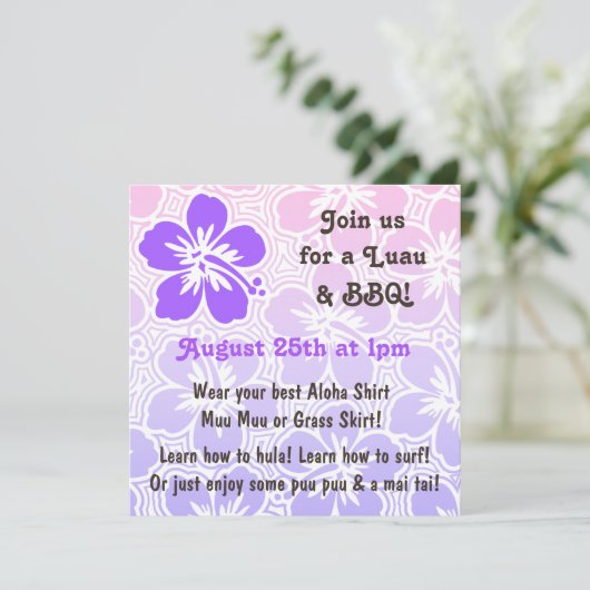 Invitations tropicales de Kono Hibiscus (Debout devant)