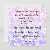 Invitations tropicales de Kono Hibiscus (Dos)