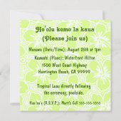 Invitations tropicales de Kono Hibiscus (Dos)