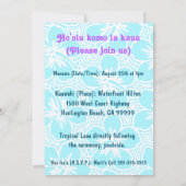 Invitations tropicales de Kono Hibiscus (Dos)