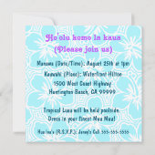 Invitations tropicales de Kono Hibiscus (Dos)