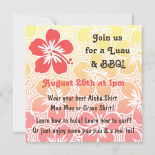 Invitations tropicales de Kono Hibiscus
